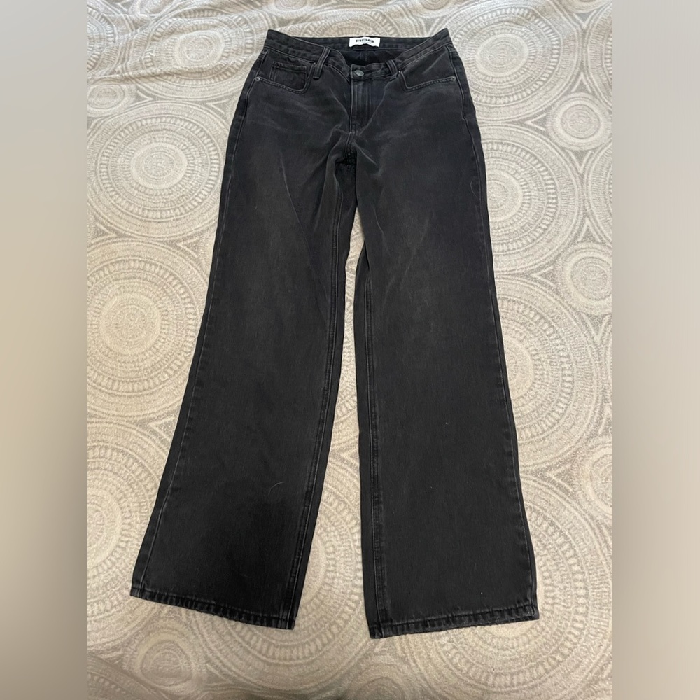 Tilly’s brand RSO low rise wide straight leg Jean